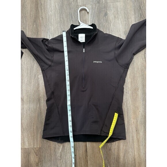 Vintage Patagonia Sweater Women Small Purple Quarter Zip Hiking Made In USA‎ - Picture 4 of 8